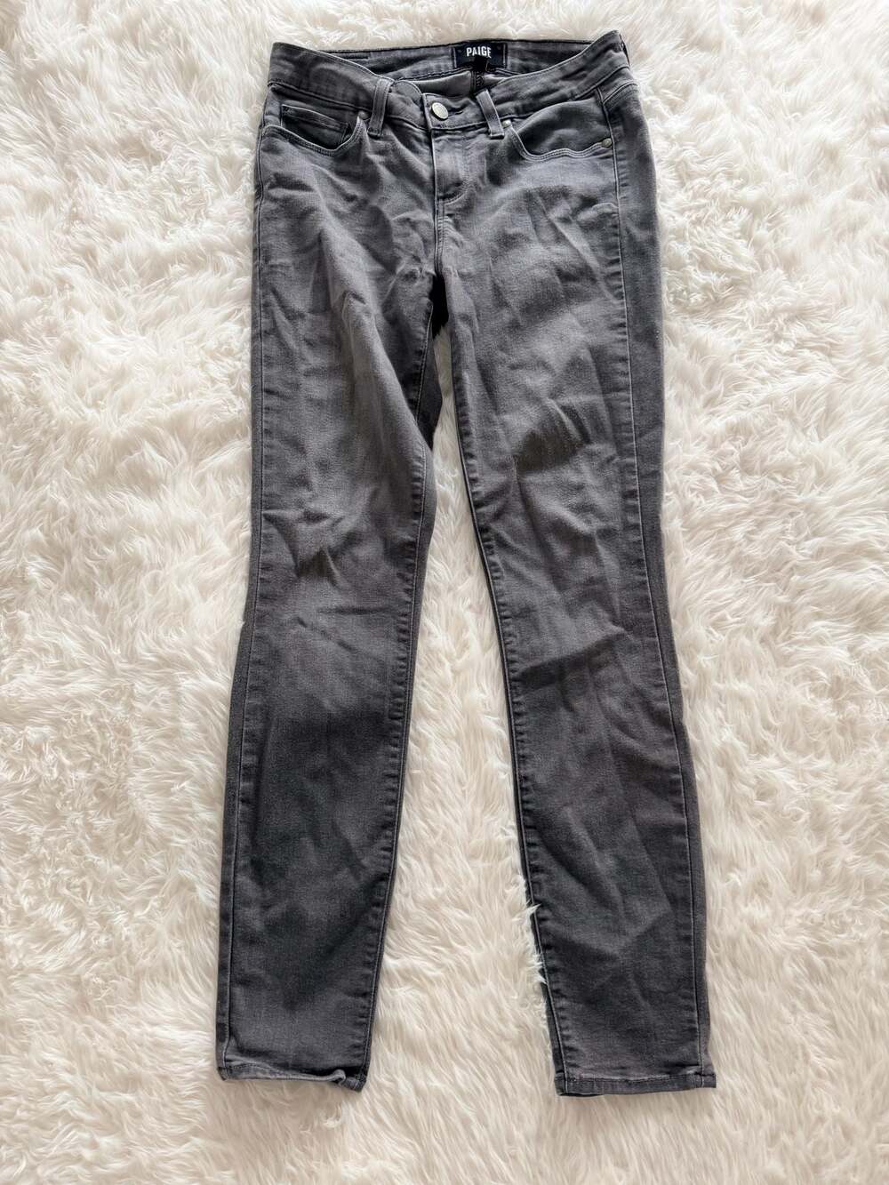 PAIGE Denim Women's Grey Skinny Jeans Size 26
